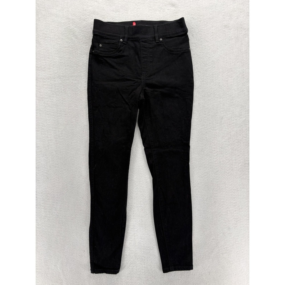 Spanx High-Rise Ankle Skinny Shaping Jeans Womens Small Black Tummy Control Pant